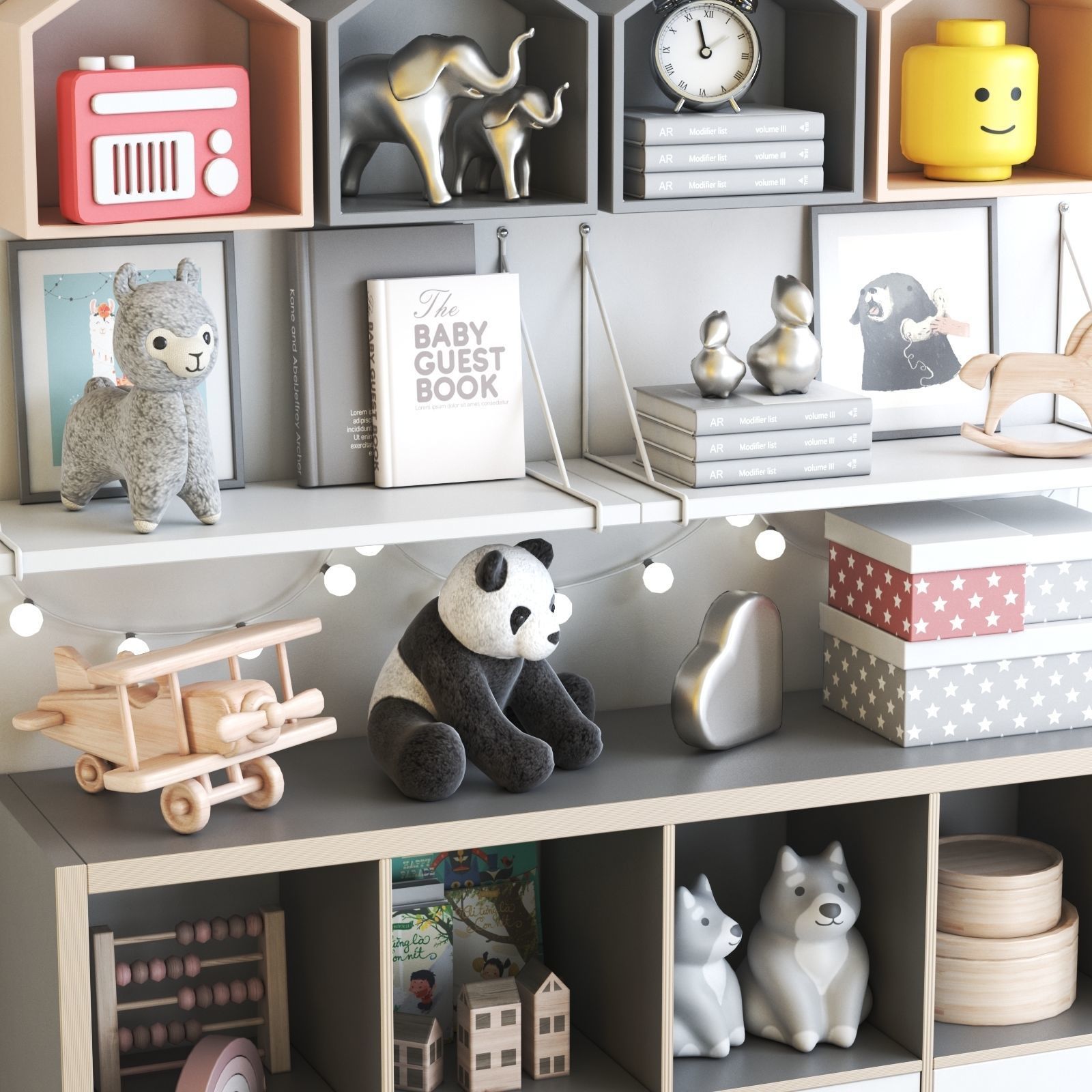 Childrens furniture and toys 7 3D model_1