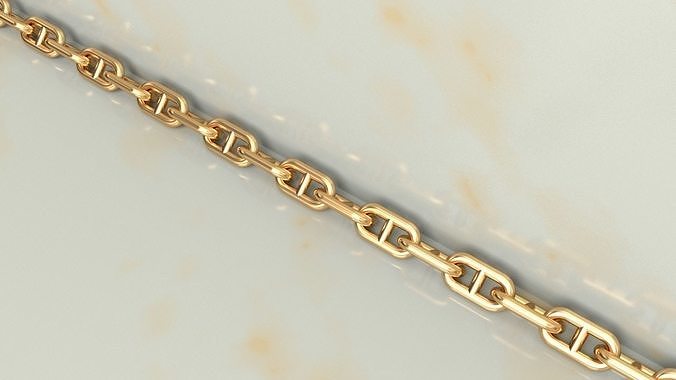 Hermes  Chain link Or Necklace 3D print model