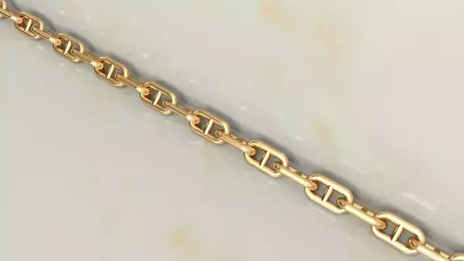 Hermes  Chain link Or Necklace