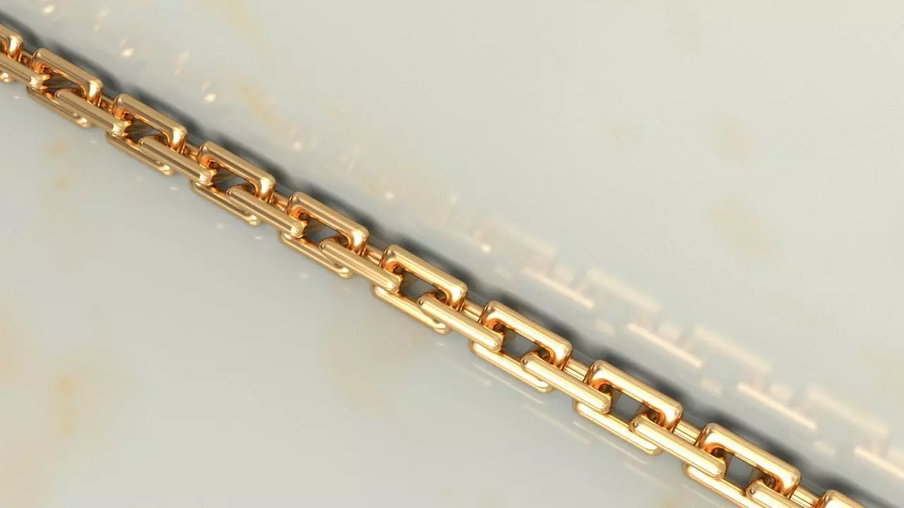 Hermes Chain Link or Necklace 8 mm wide 3D print model