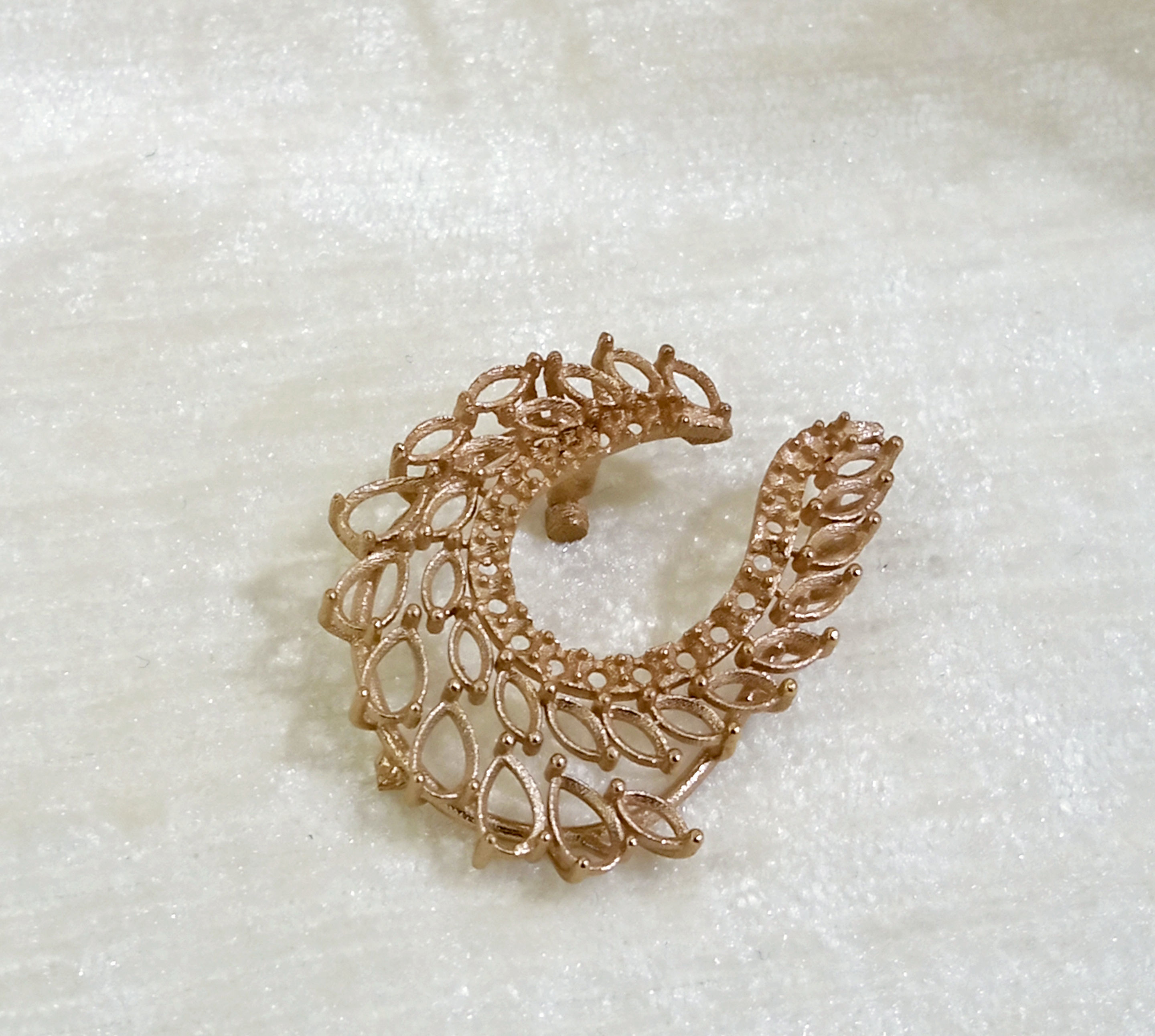 Leaf Cluster Pendant P 019 3D print model_6