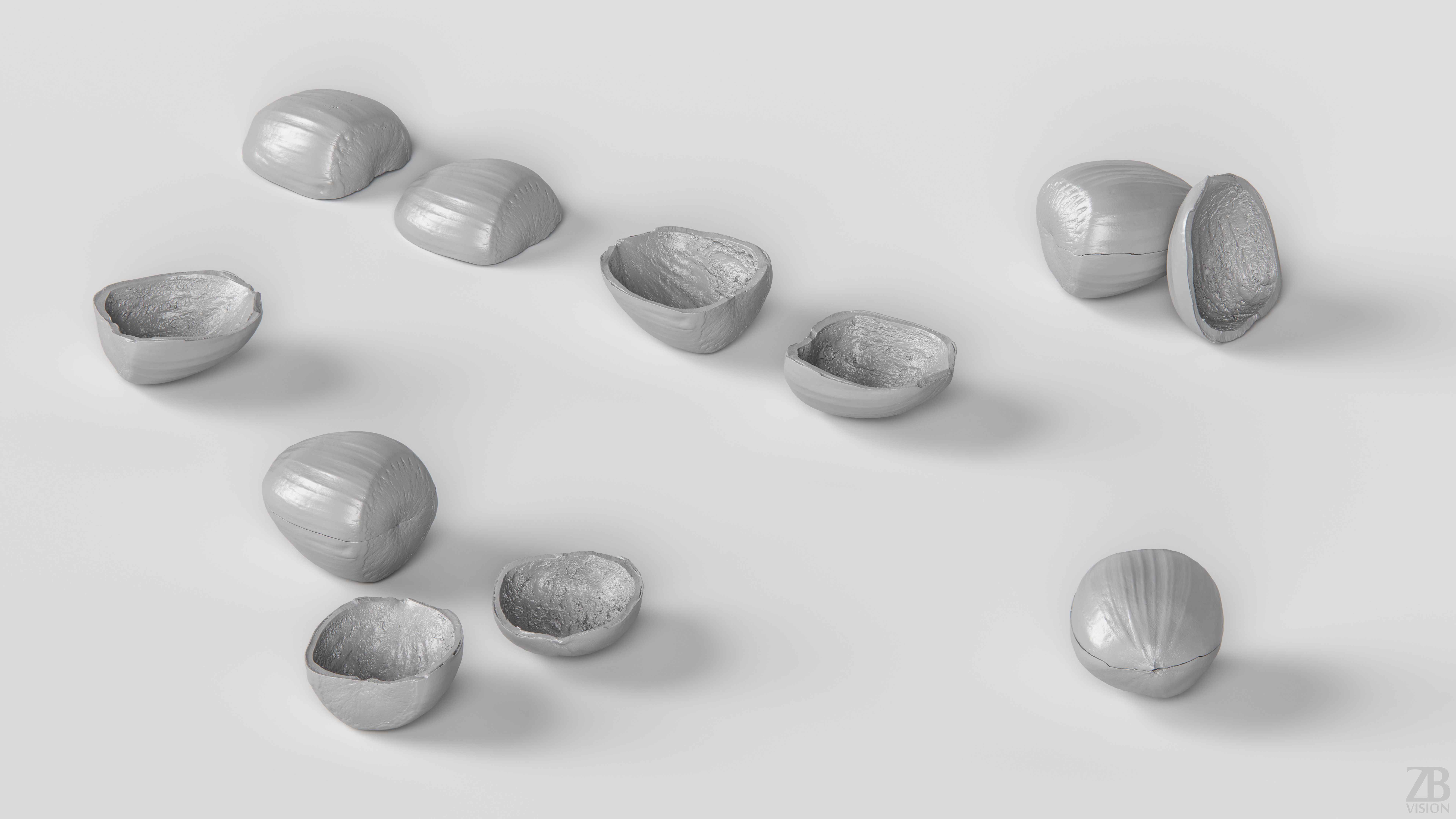 Hazelnut 3D model_3