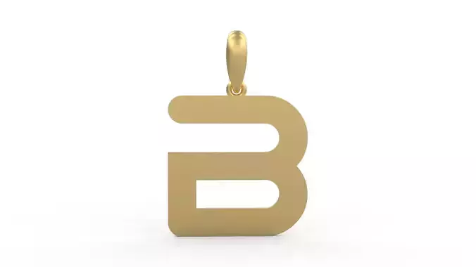 Initial Letters Pendant Gerth B