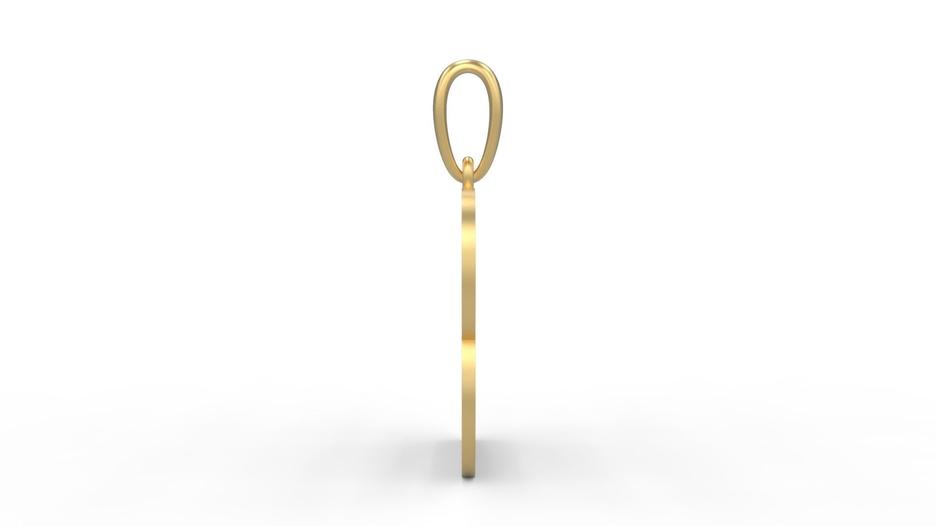 Initial Letters Pendant Gerth B 3D print model_2