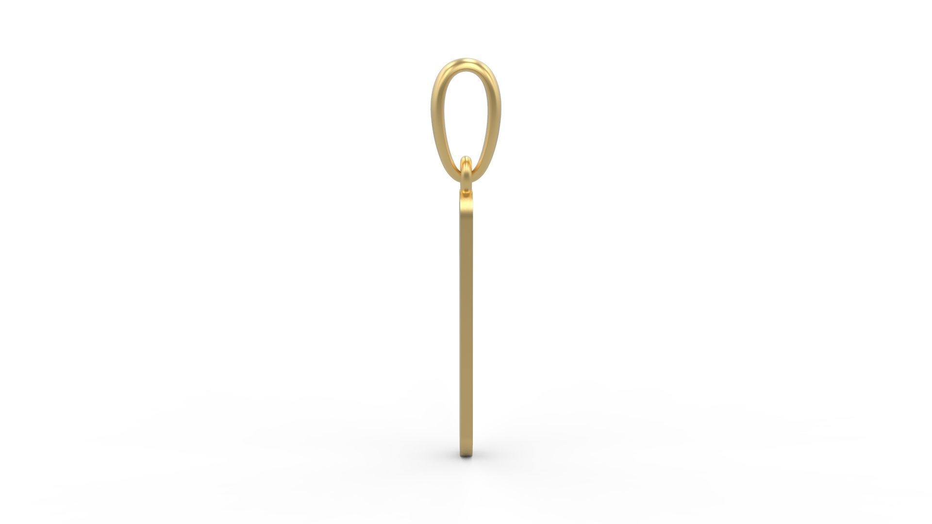 Initial Letters Pendant Gerth I 3D print model_2