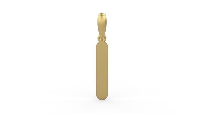 Initial Letters Pendant Gerth I 3D print model