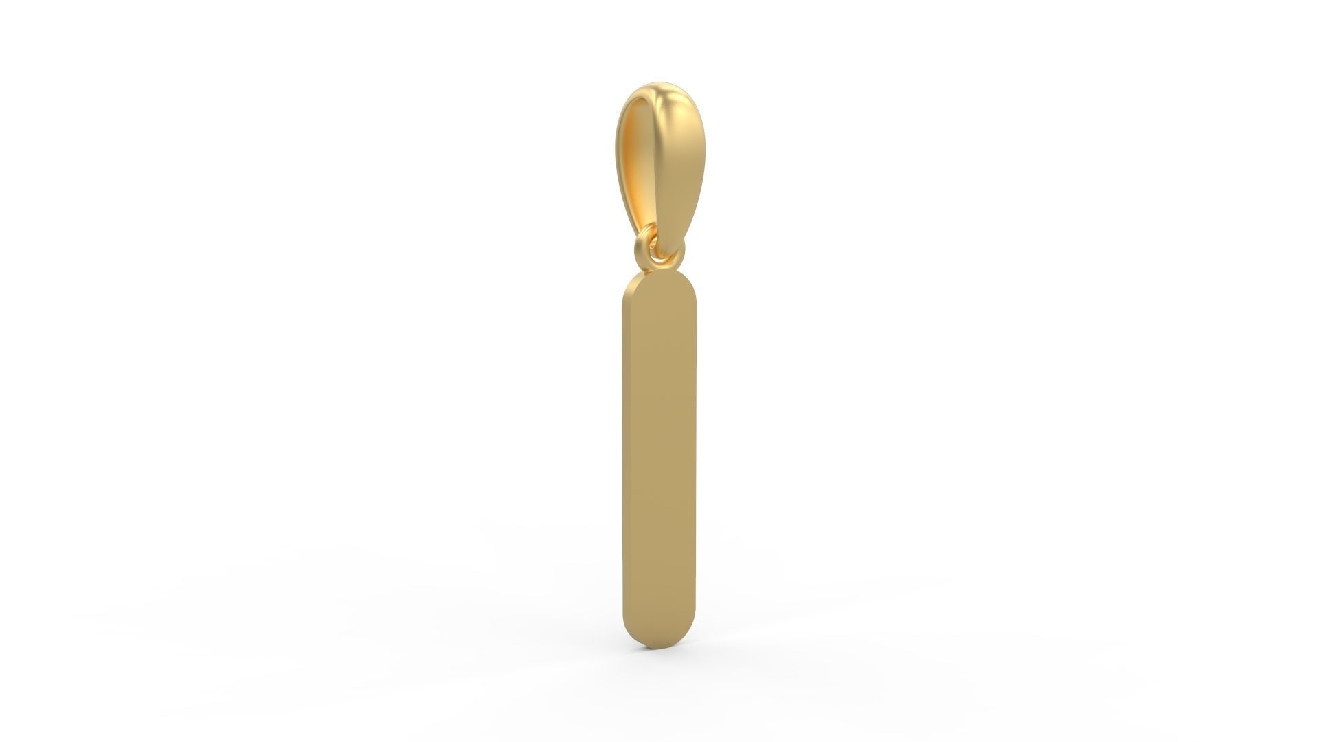 Initial Letters Pendant Gerth I 3D print model_3