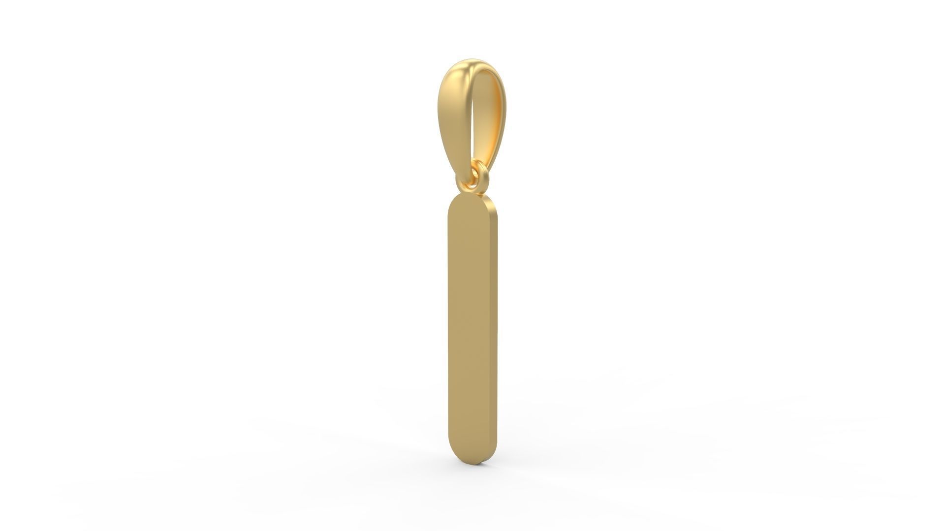 Initial Letters Pendant Gerth I 3D print model_1