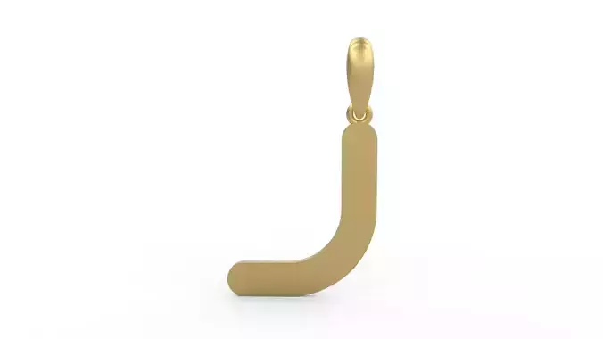 Initial Letters Pendant Gerth J