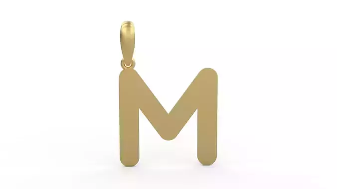 Initial Letters Pendant Gerth M