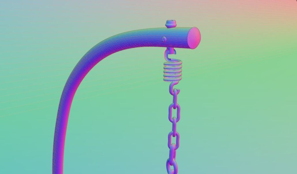 Swing Chair  3D model_4