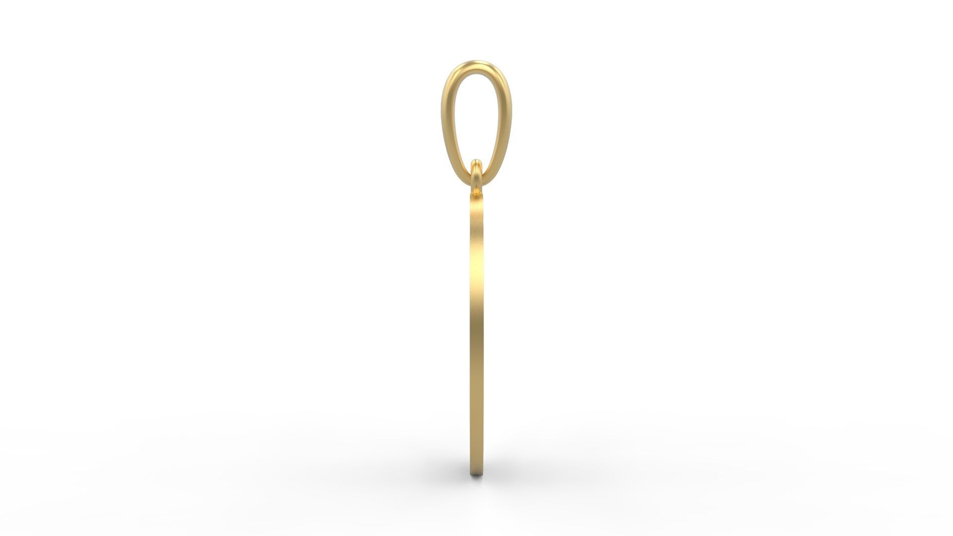 Initial Letters Pendant Gerth O 3D print model_2