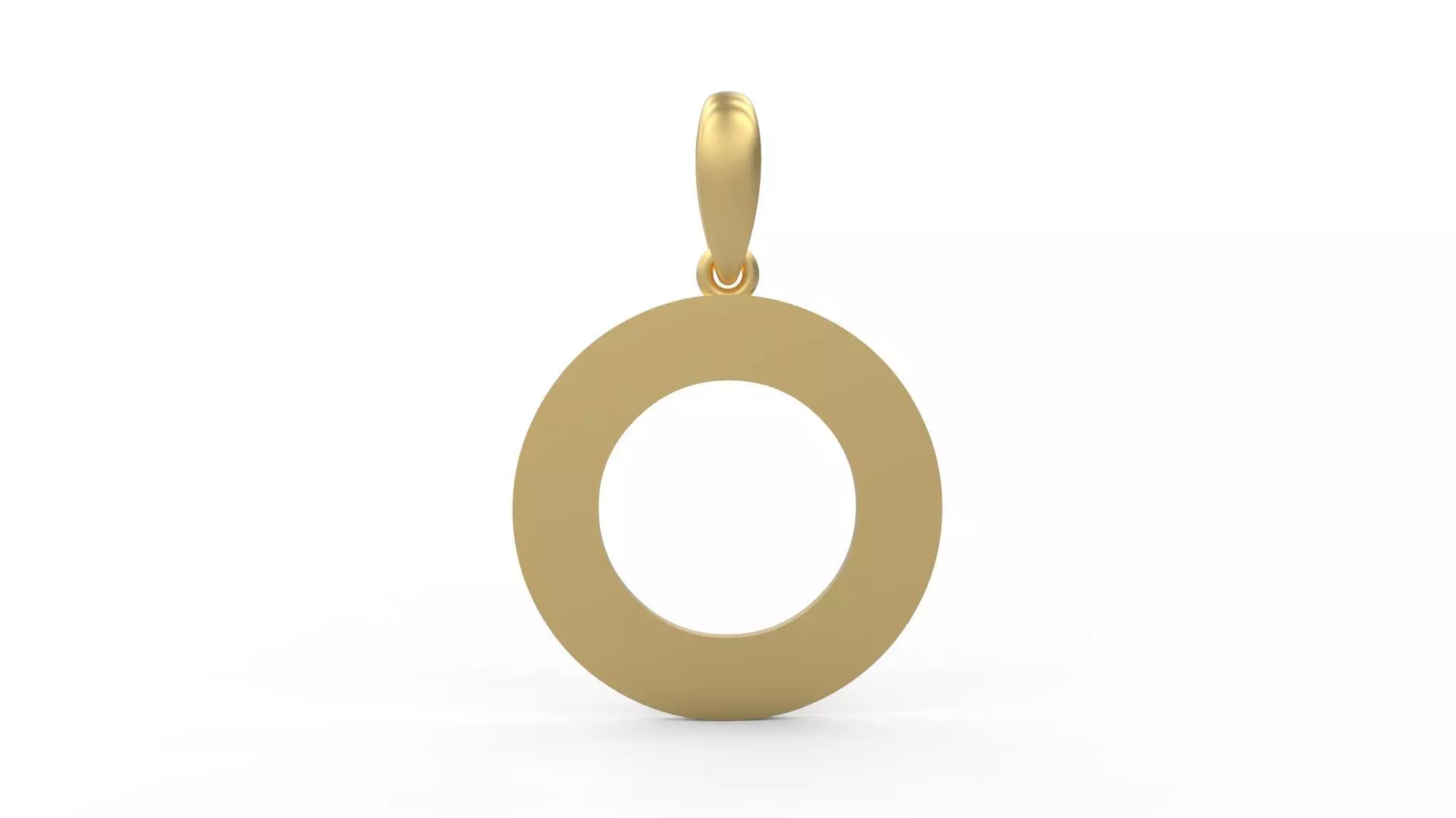 Initial Letters Pendant Gerth O 3D print model_0