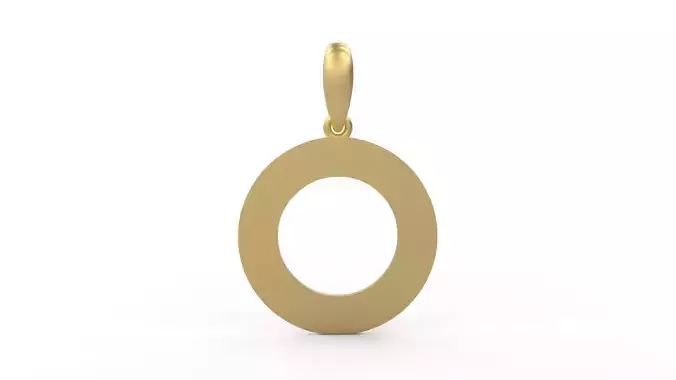 Initial Letters Pendant Gerth O