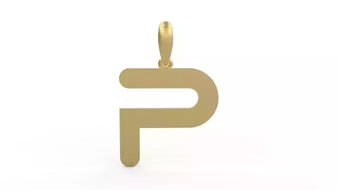 Initial Letters Pendant Gerth P