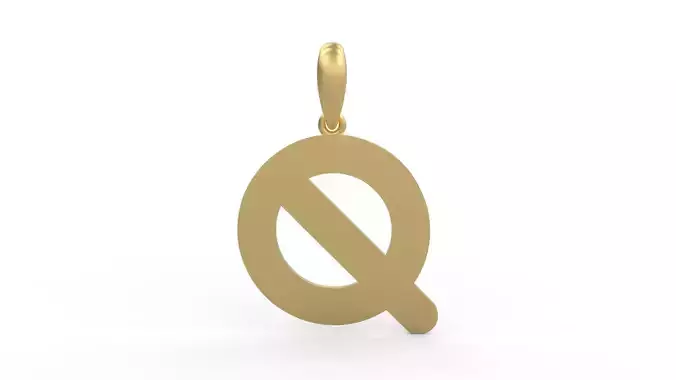 Initial Letters Pendant Gerth Q