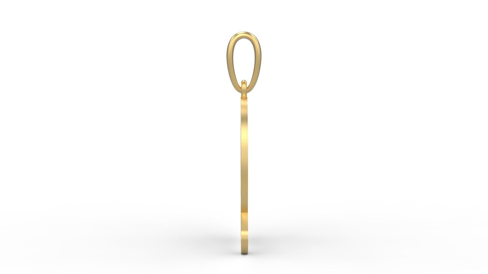 Initial Letters Pendant Gerth Q 3D print model_2