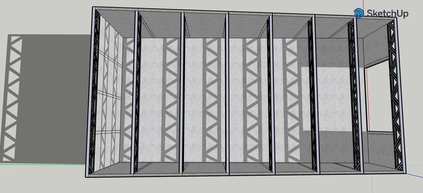 Industrial Shed 3D 3D print model_3