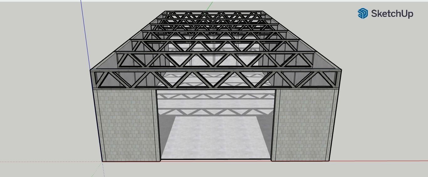 Industrial Shed 3D 3D print model_10