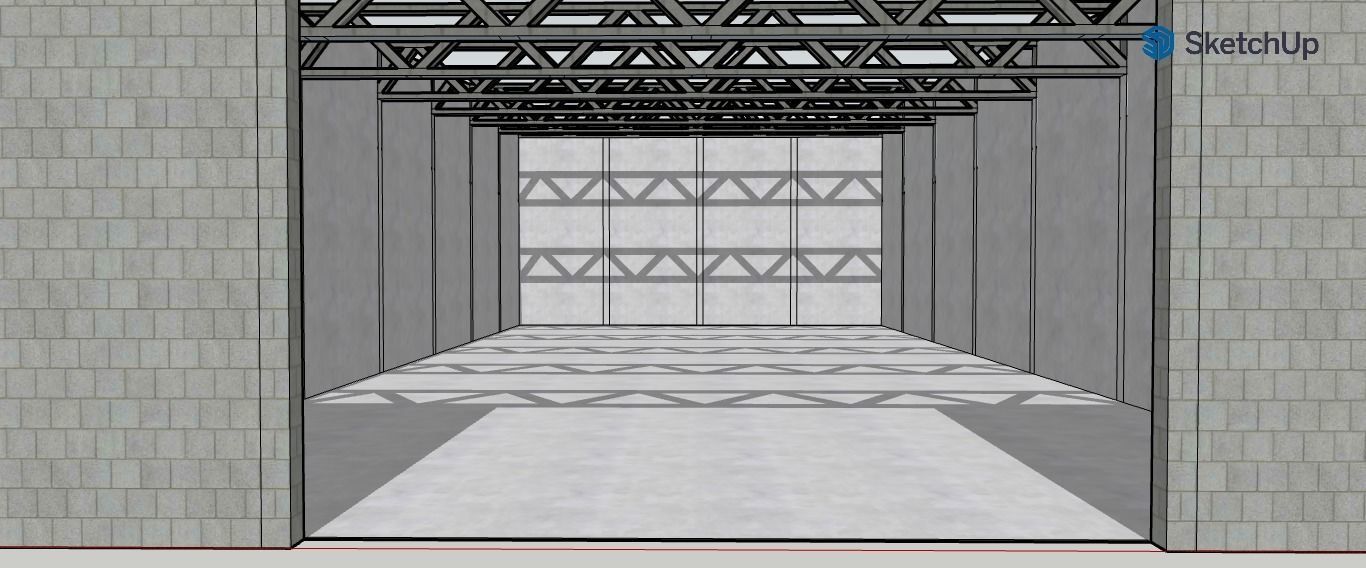 Industrial Shed 3D 3D print model_9