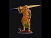 Burger Knight - Game Ready Asset Low-poly 3D model_1