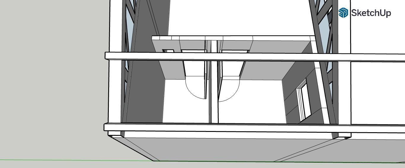Industrial Shed 3D print model_10