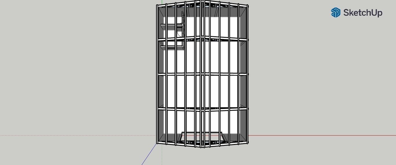 Industrial Shed 3D print model_6