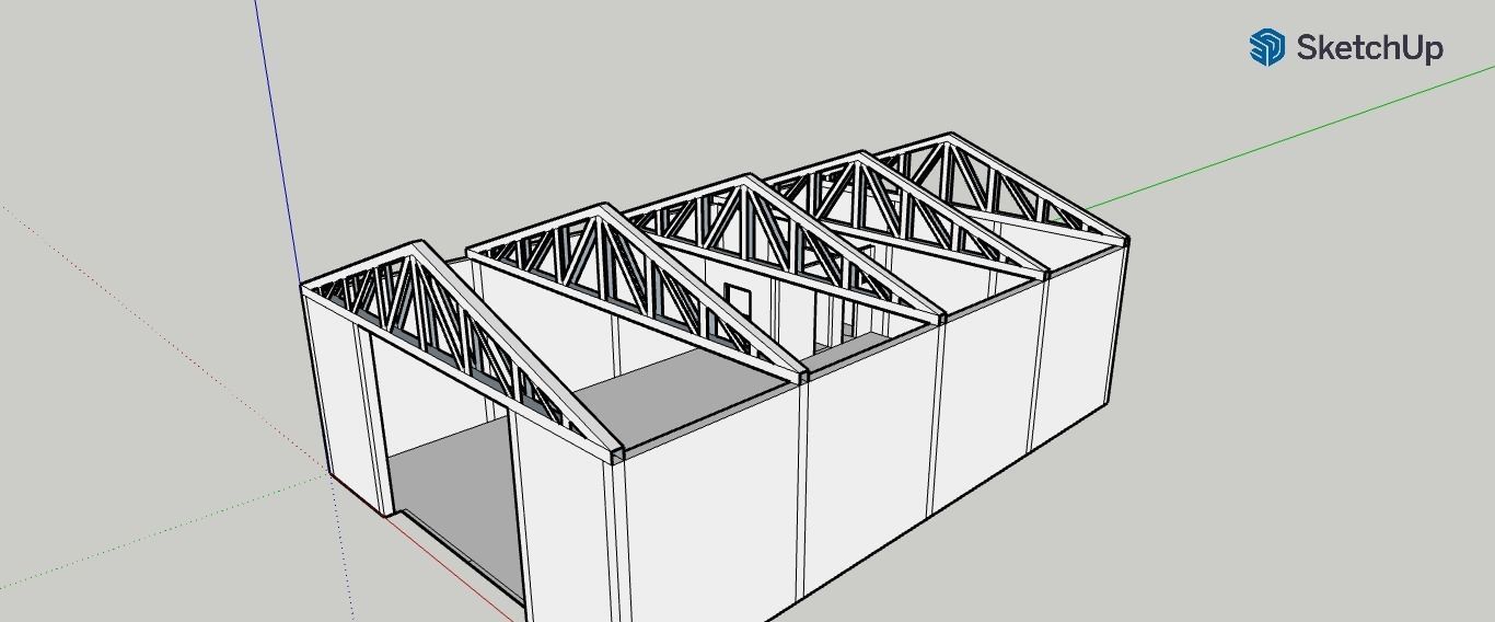 Industrial Shed 3D print model_14