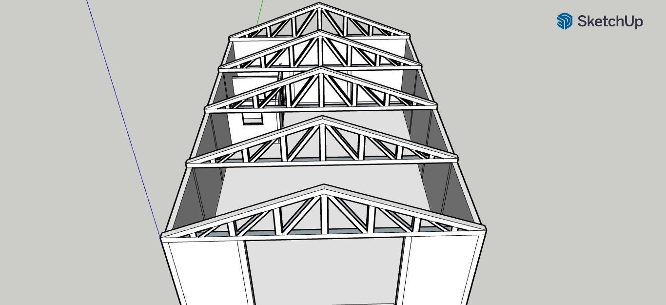 Industrial Shed 3D print model_11