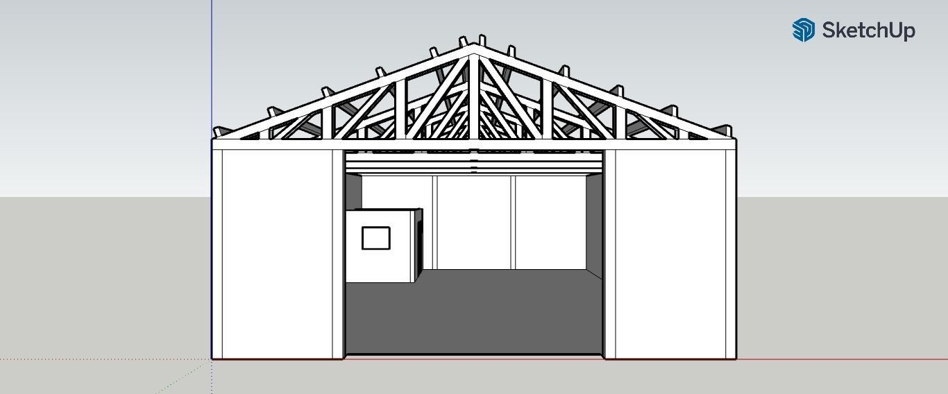 Industrial Shed 3D print model_4