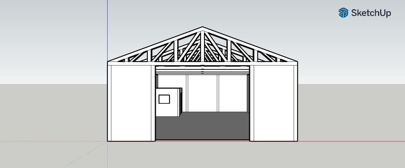 Industrial Shed 3D print model_13