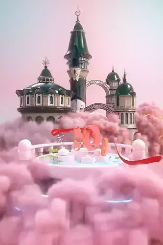 Building a volume cloud in e-commerce scenarios