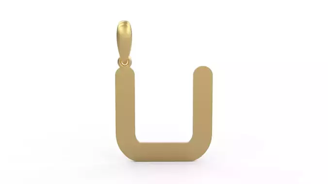 Initial Letters Pendant Gerth U