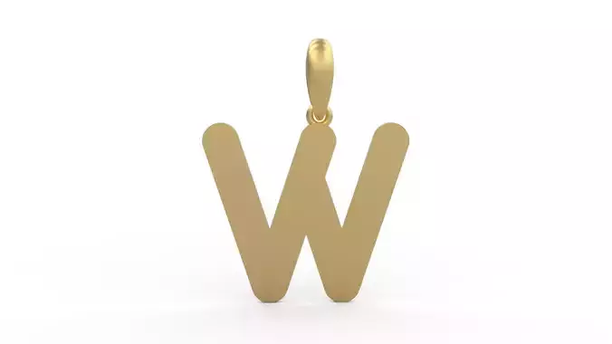 Initial Letters Pendant Gerth W