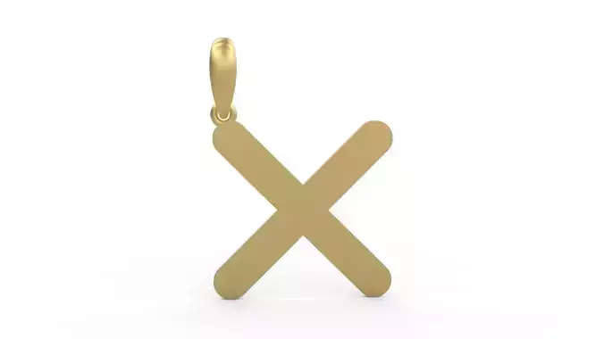 Initial Letters Pendant Gerth X