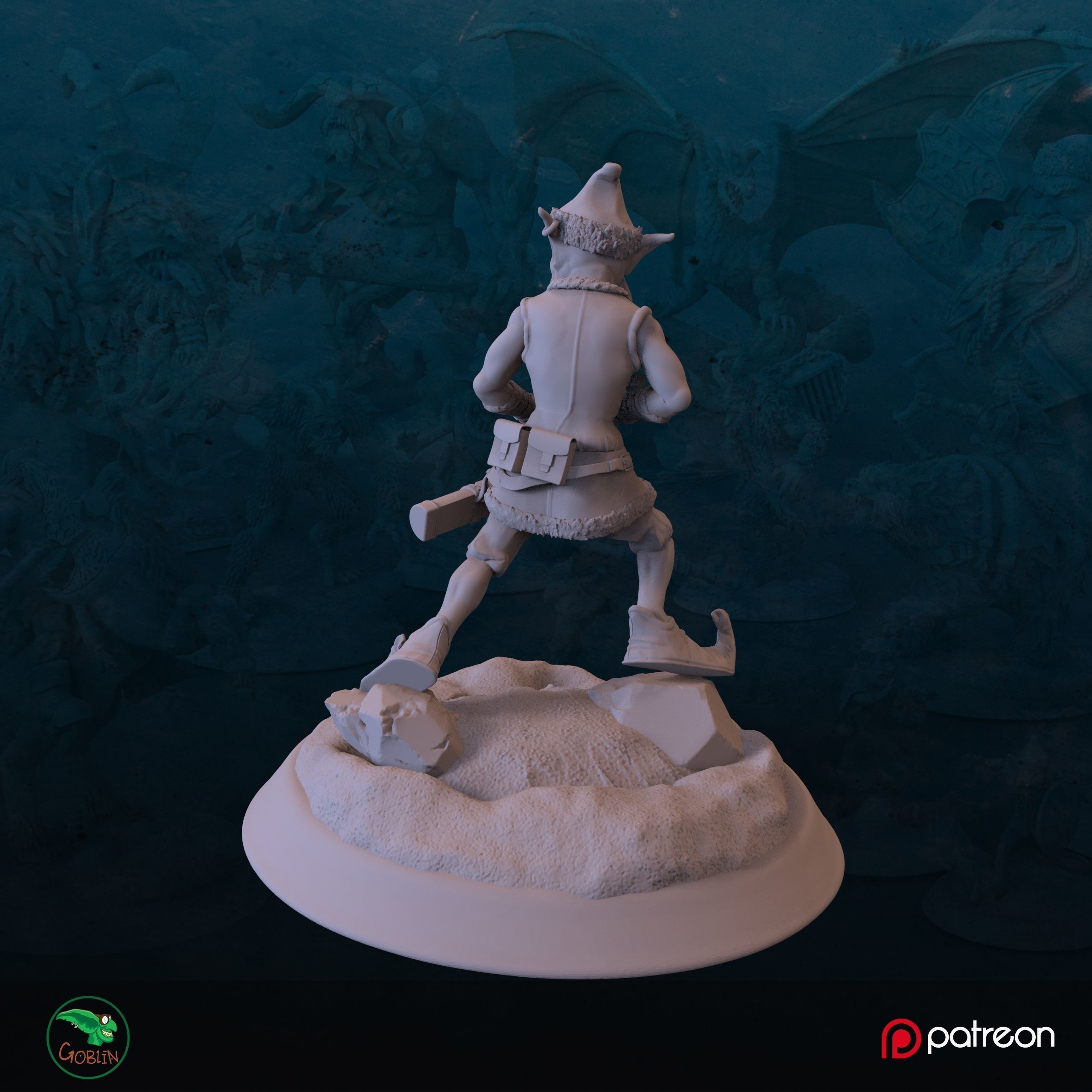 Archer Elf - Christmans Hunt 3D print model_2