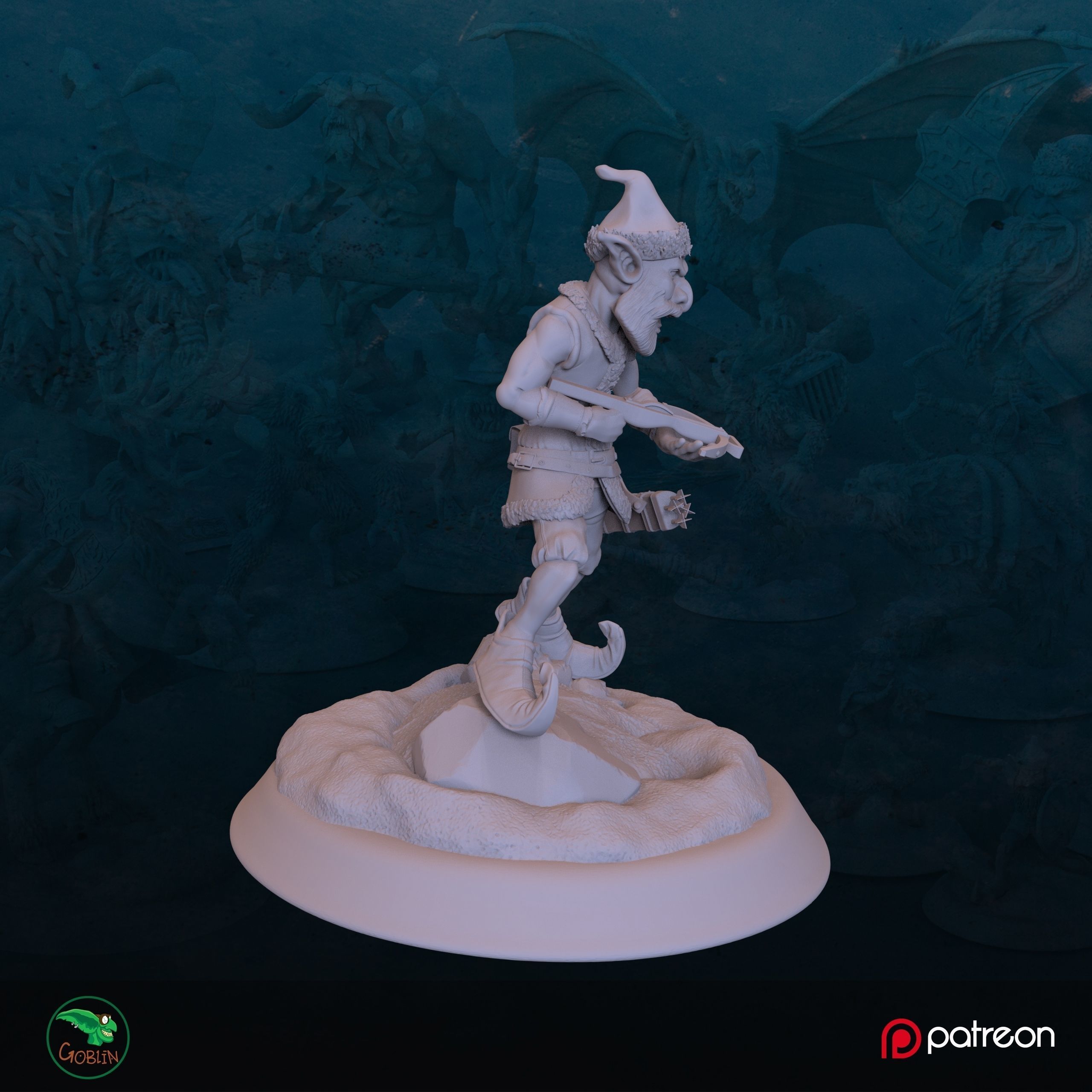 Archer Elf - Christmans Hunt 3D print model_1
