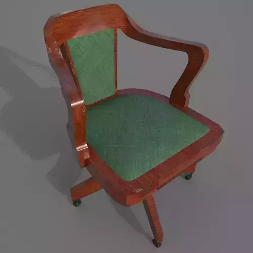 Classic Oldschool Chair - Super LOW Poly