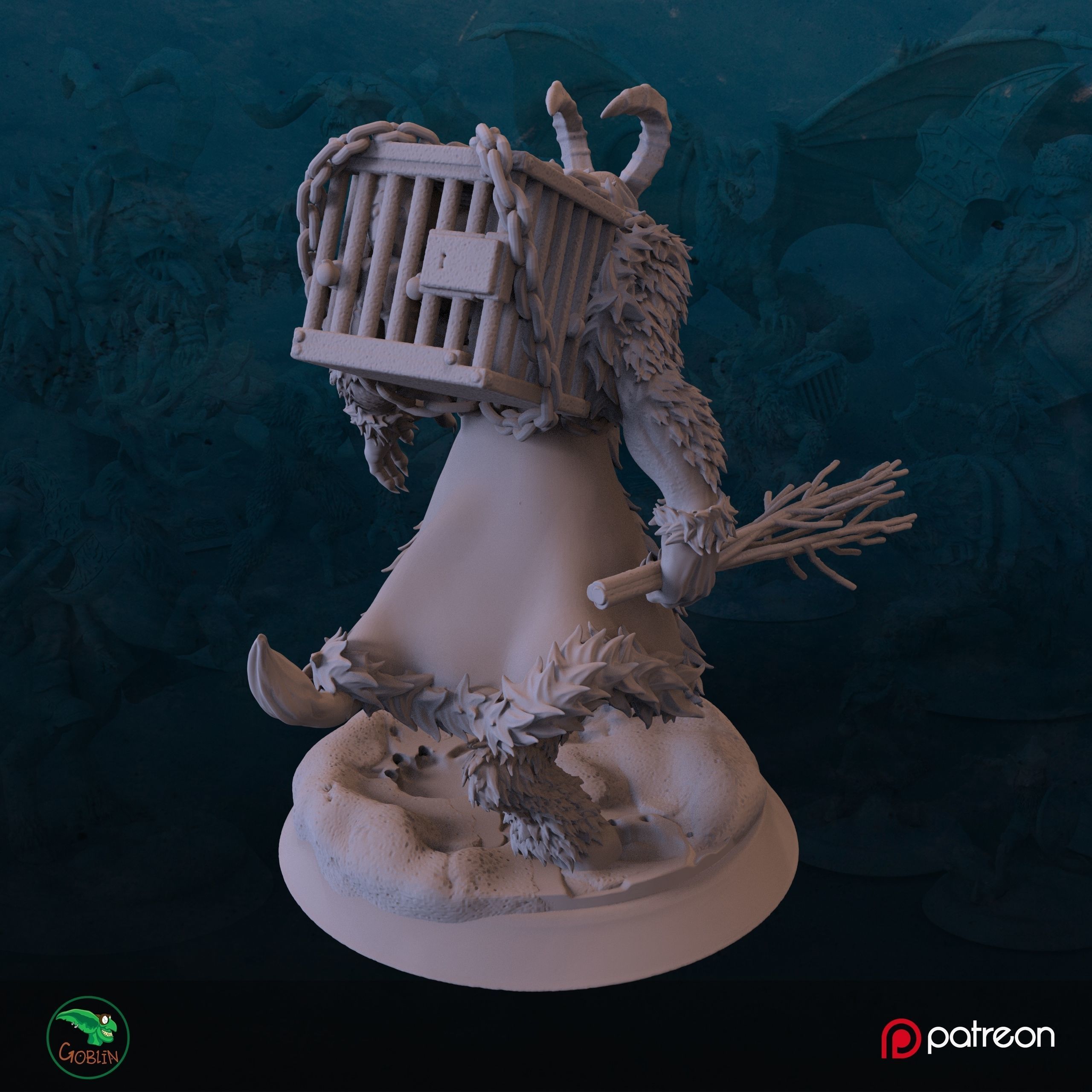 Krampus - Christmans Hunt 3D print model_2