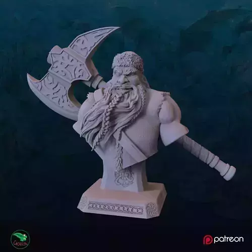 Santa Bust - Christmans Hunt 3D print model
