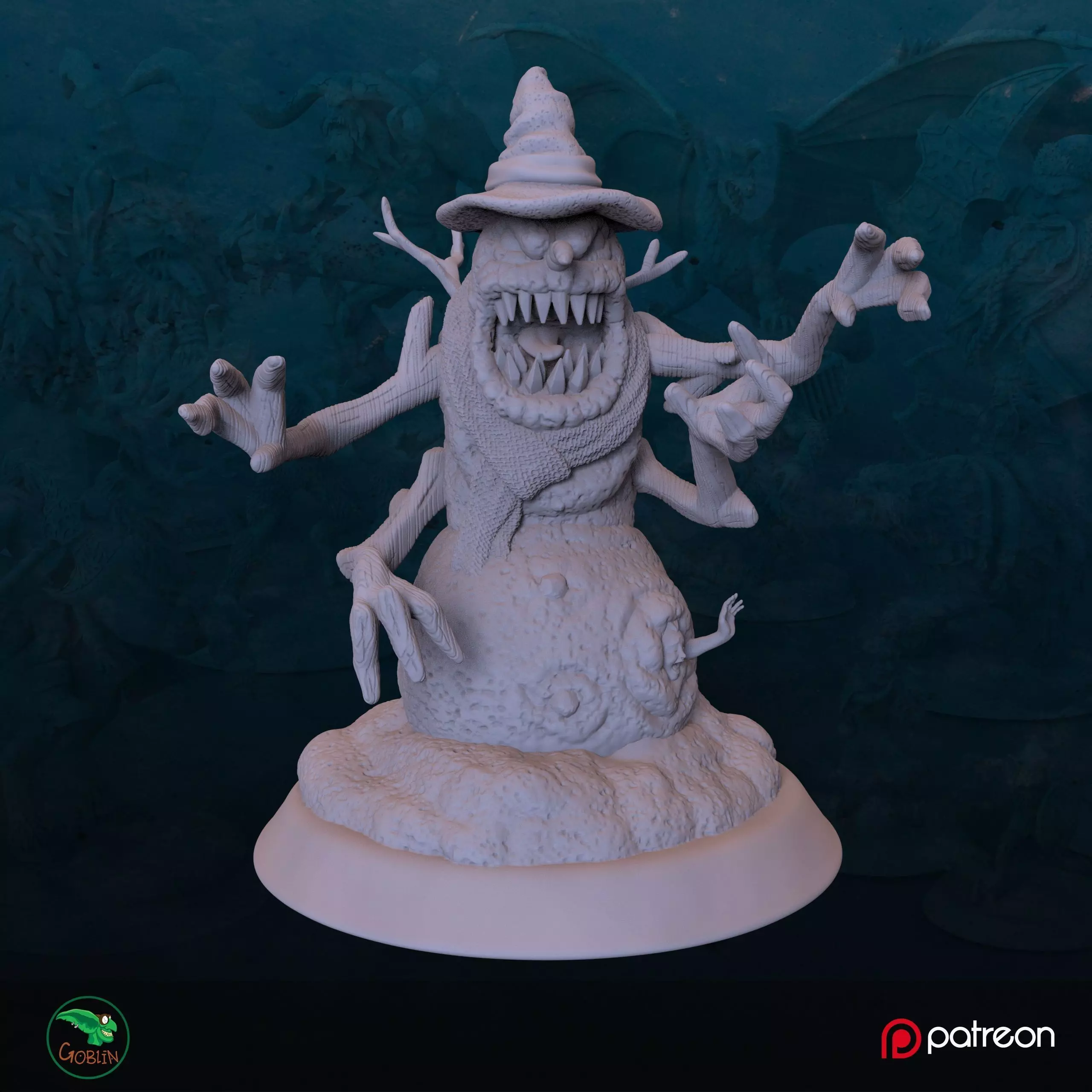 Snow Monster - Christmans Hunt 3D print model_0