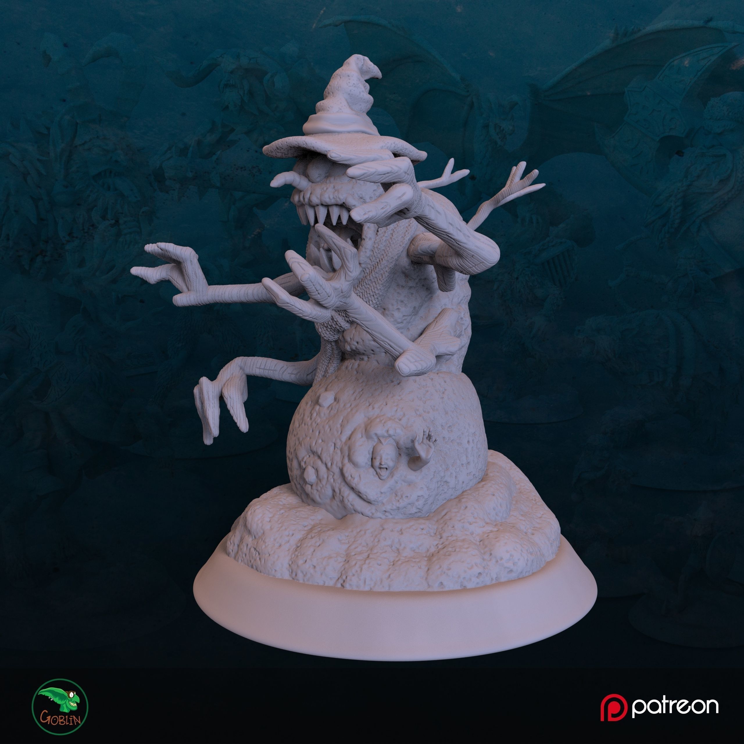 Snow Monster - Christmans Hunt 3D print model_2