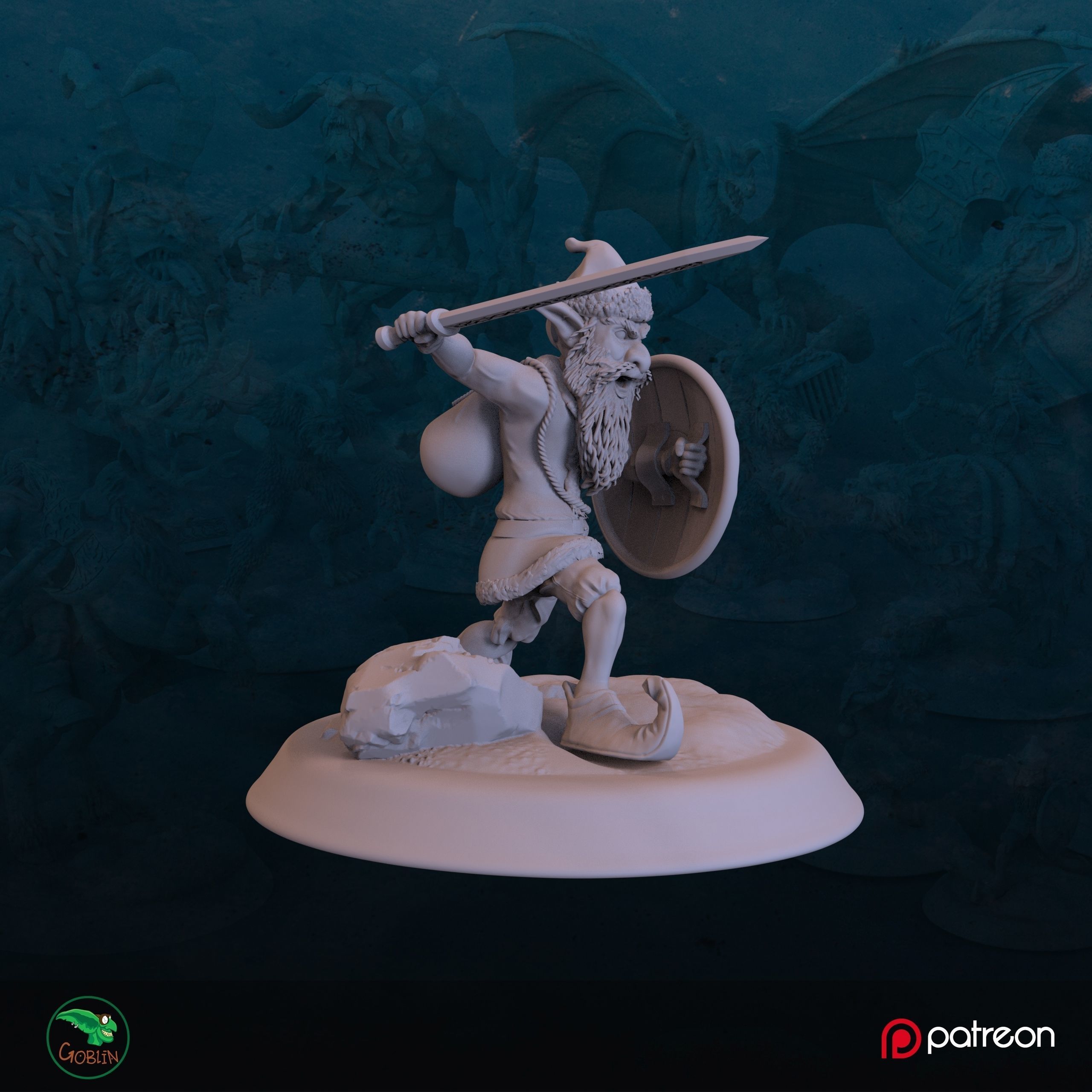 Warrior Elf - Christmans Hunt 3D print model_1