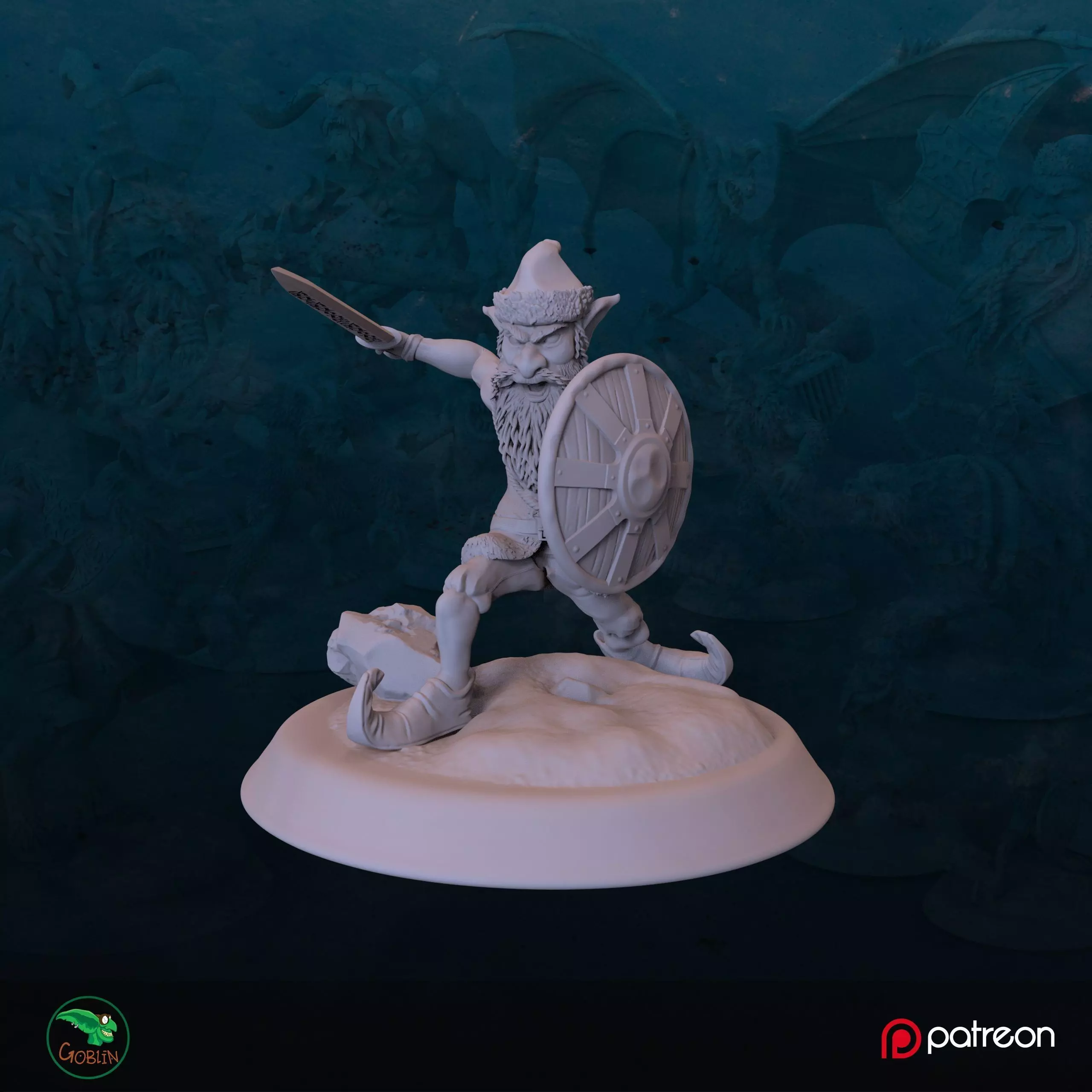 Warrior Elf - Christmans Hunt 3D print model_0