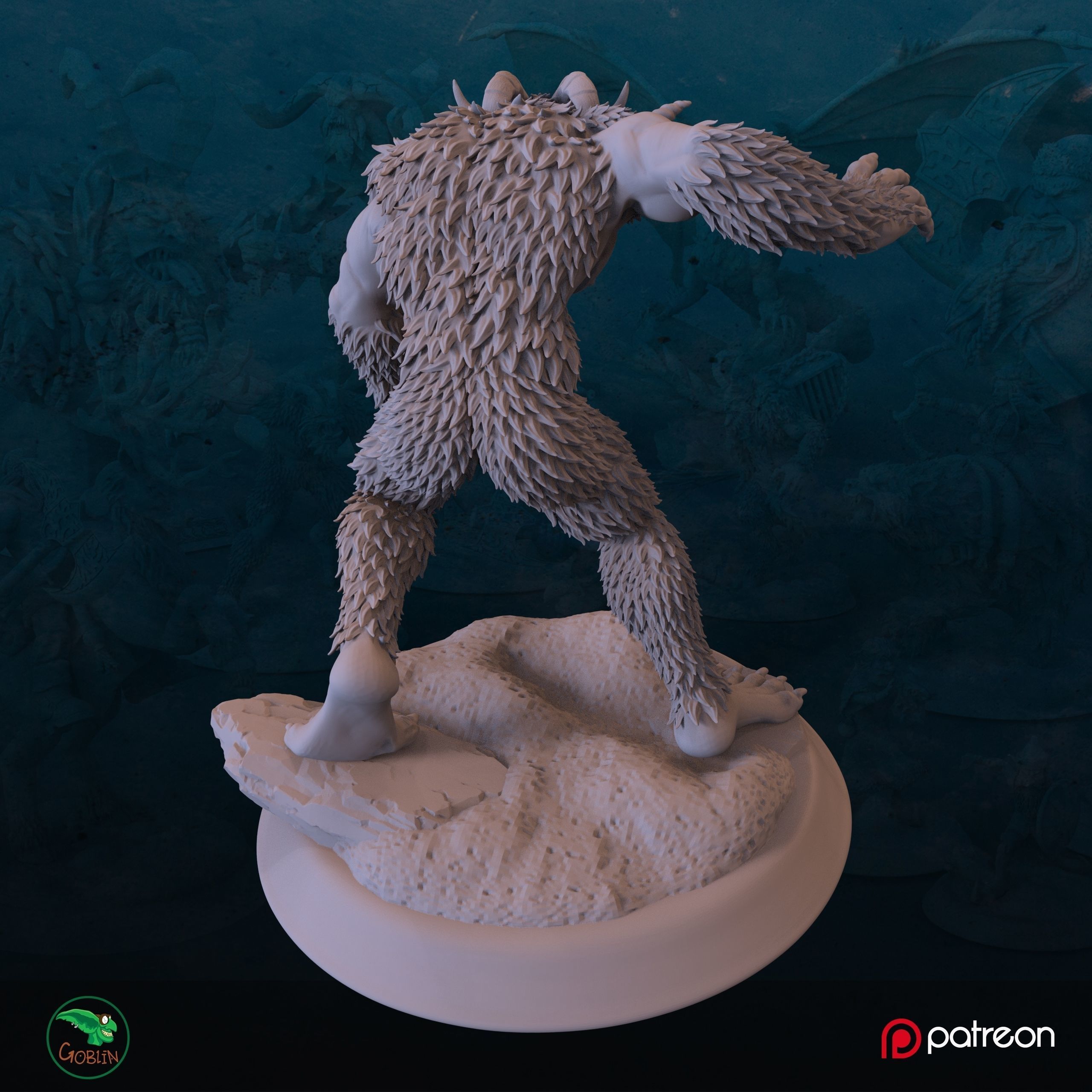 Yeti - Christmans Hunt 3D print model_2