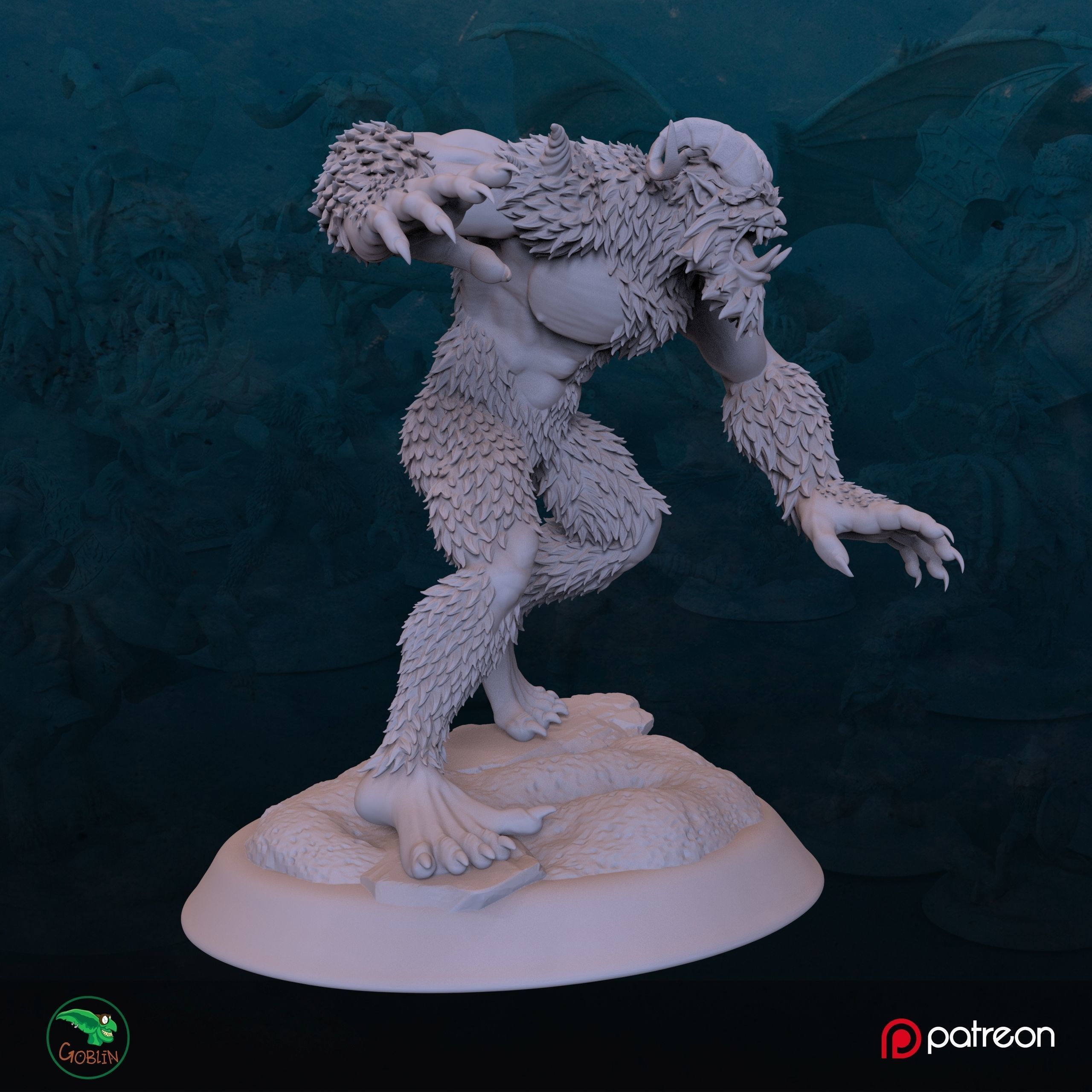 Yeti - Christmans Hunt 3D print model_1