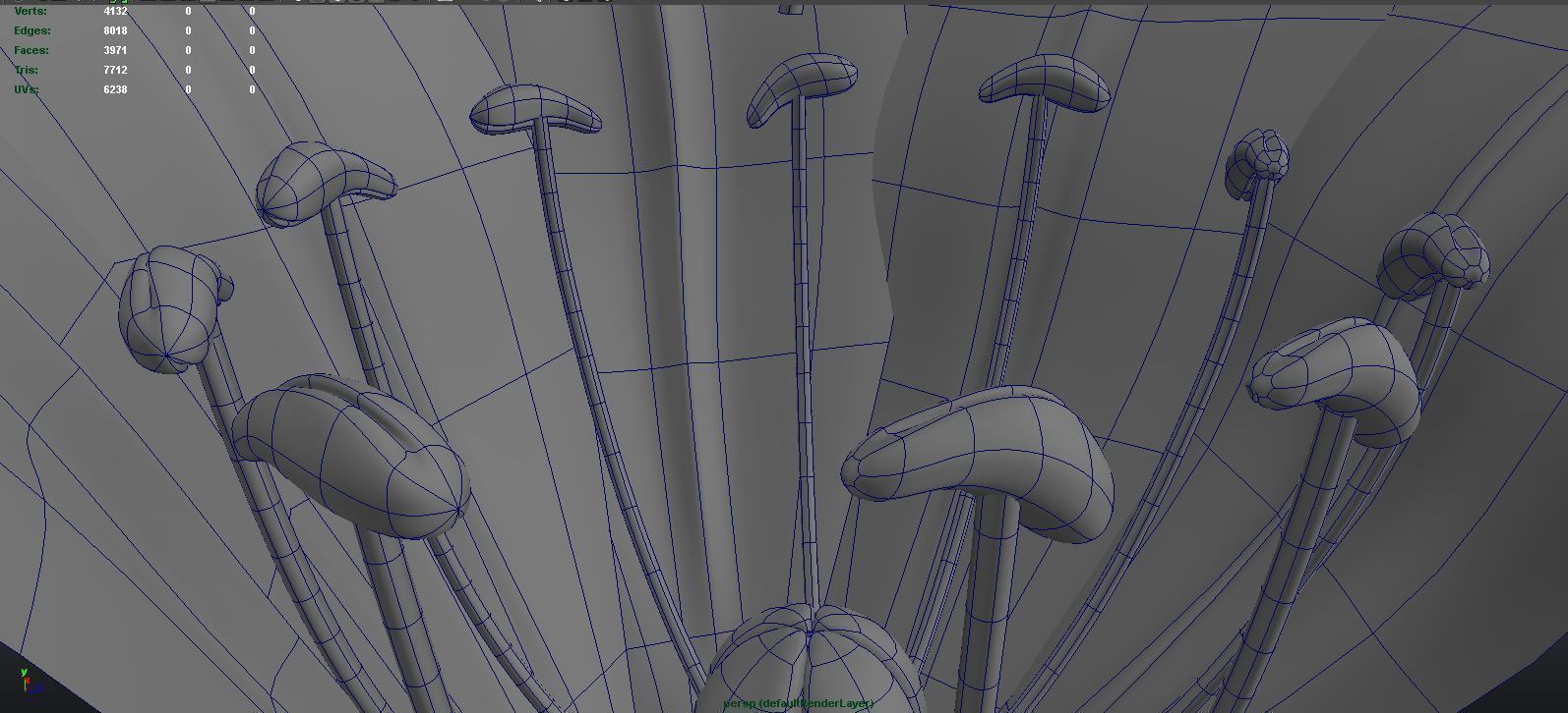 anther flower 3D model_11