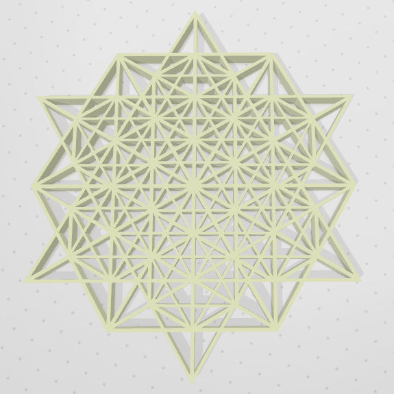 Geometria Sagrada - Vector Equilibrio 3D print model_26
