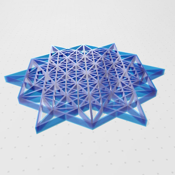 Geometria Sagrada - Vector Equilibrio 3D print model_15