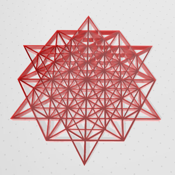 Geometria Sagrada - Vector Equilibrio 3D print model_19